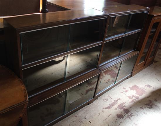 Pair of Minty 3 section bookcases